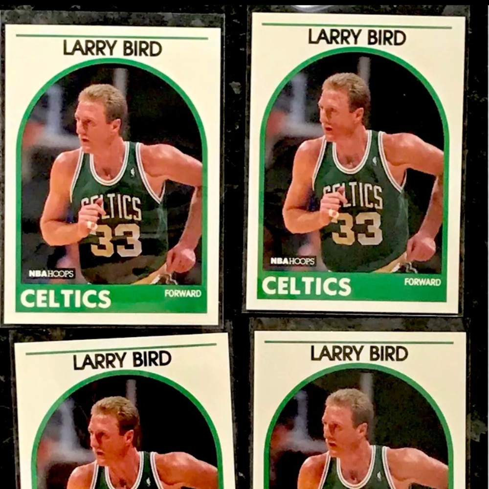 NBA hoops 1989 Larry bird Boston Celtics # 150